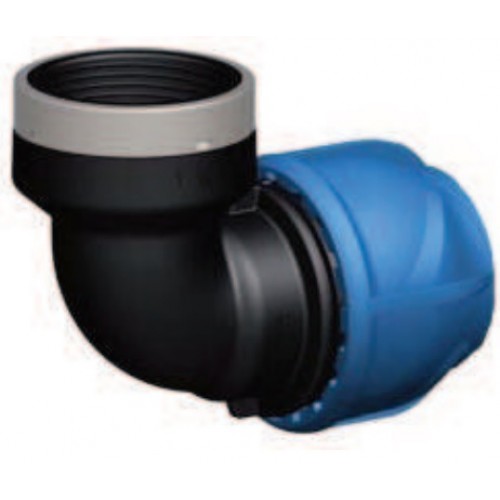 GEORG FISCHER iJOINT Polypropylenové koleno 90°, 110x4", vnitřní závit 158-400-046